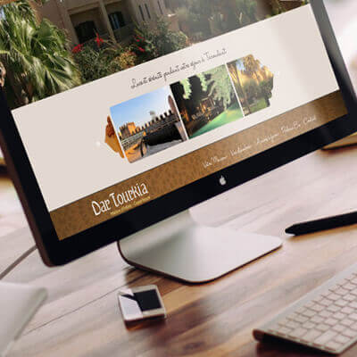 Site internet vitrine Dar Tourkia par le studio Conscience