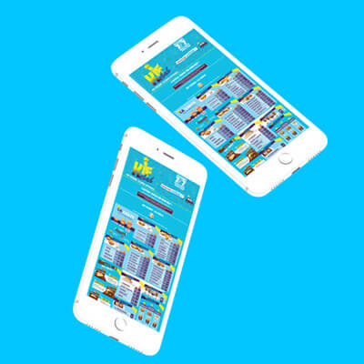 Site internet One page Kif Kebab par le studio Conscience